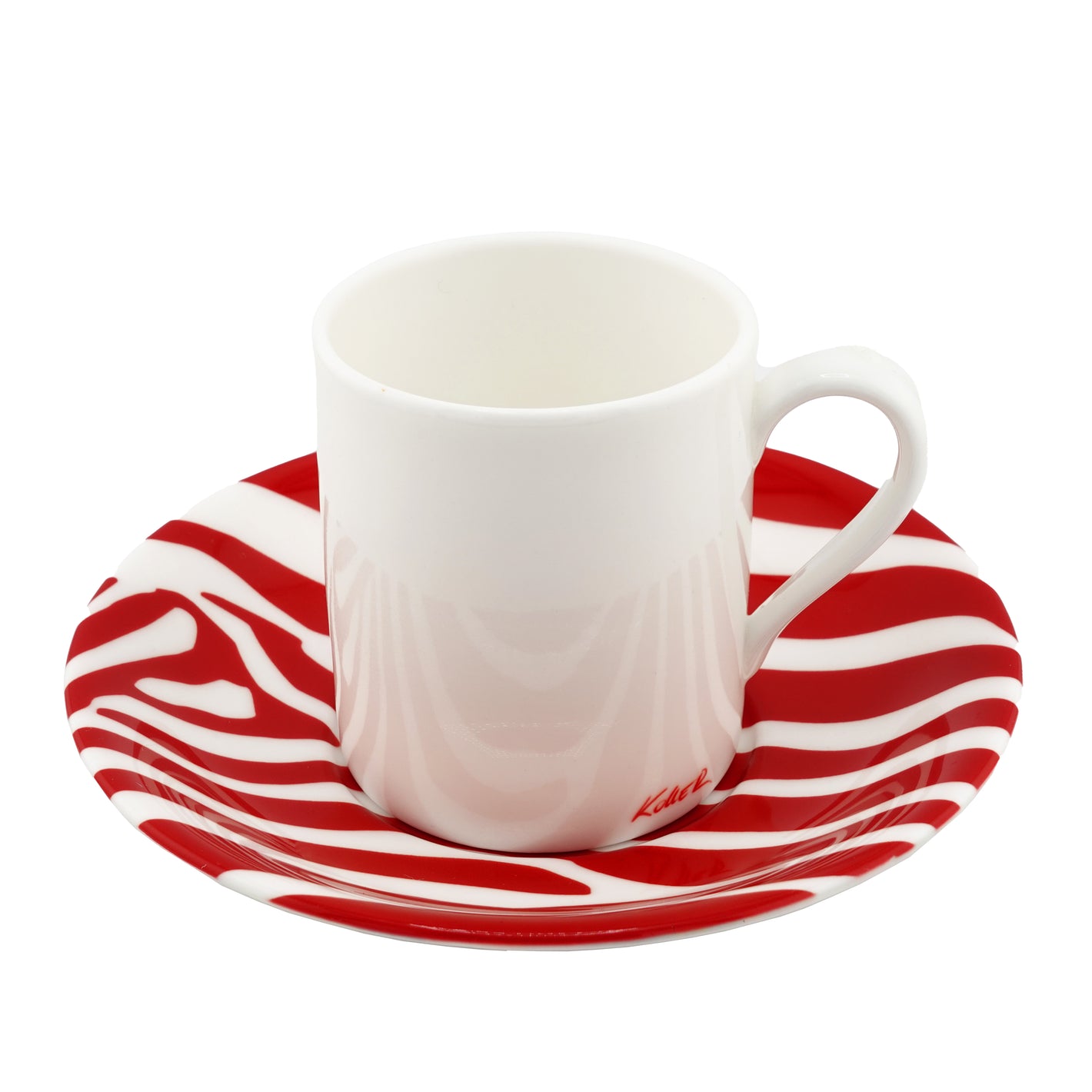 The Wild Zebra Espresso Cup & Saucer